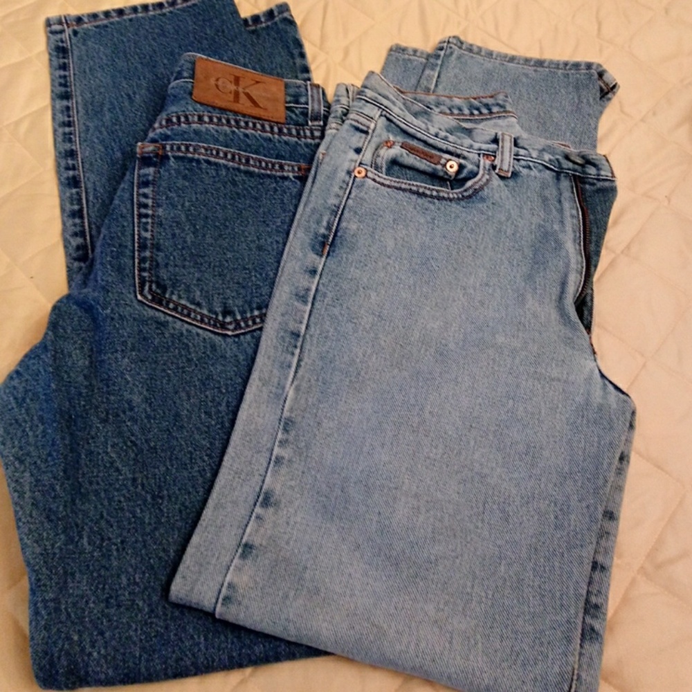 SOLD.....(2) CALVIN KLEIN JEANS (Vintage) SOLD